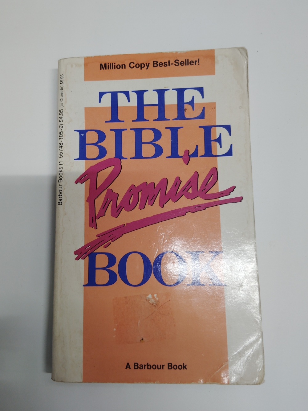 Barbour The Bible Promise Book - White, Orange, Blue, Pink